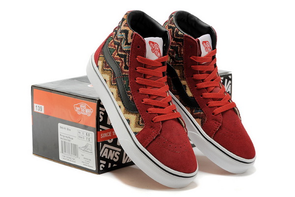 Vans High Top Shoes Women--049